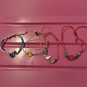 Colorful Kids Charm Bracelet Set